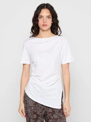 T-shirt basic Scotch & Soda biały