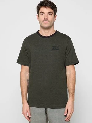 T-shirt basic Scotch & Soda zielony