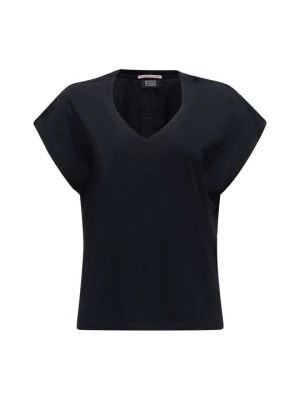 T-shirt basic Scotch & Soda czarny