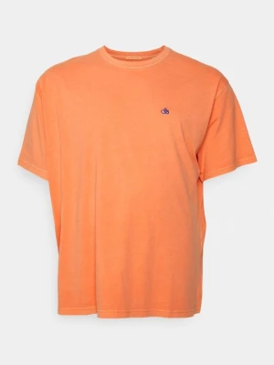 T-shirt basic Scotch & Soda czerwony
