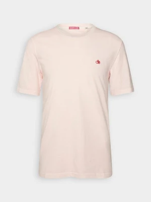 T-shirt basic Scotch & Soda różowy