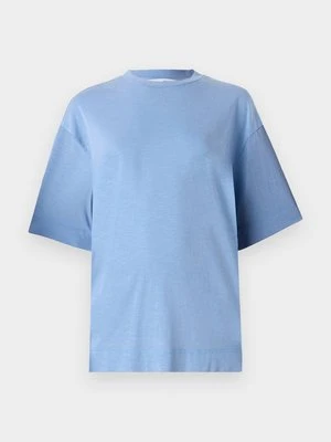 T-shirt basic Selected beżowy