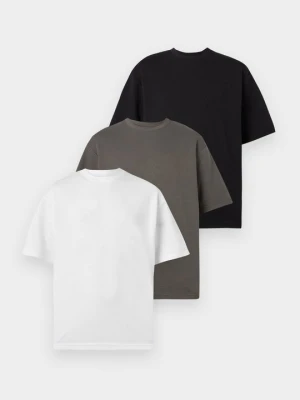 T-shirt basic Selected biały