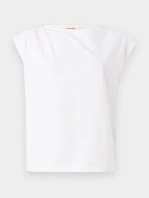 T-shirt basic Selected biały