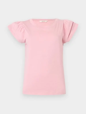 T-shirt basic Selected fioletowy