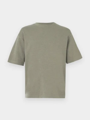 T-shirt basic Selected oliwkowy