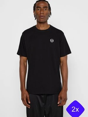 T-shirt basic Sergio Tacchini czarny