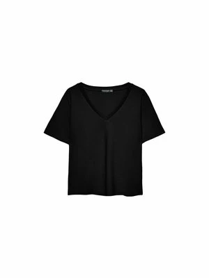 Zdjęcie produktu T-shirt basic Stradivarius czarny