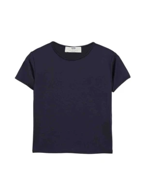 T-shirt basic Stradivarius granatowy