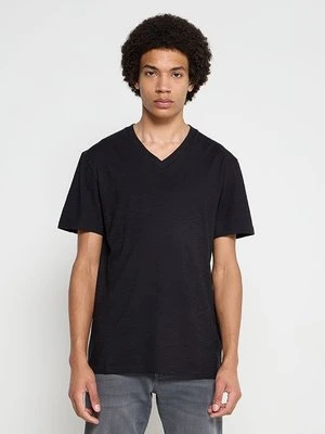 T-shirt basic Strellson czarny