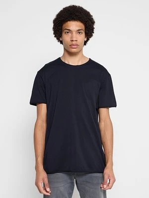 T-shirt basic Strellson granatowy