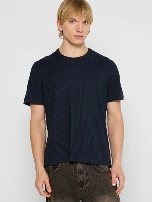T-shirt basic Ted Baker granatowy