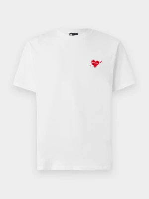 T-shirt basic The Kooples biały