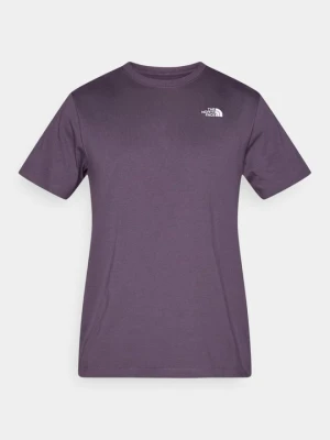 T-shirt basic The North Face liliowy