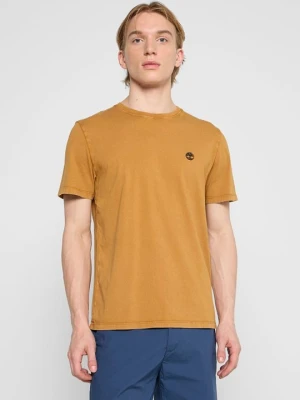 T-shirt basic Timberland beżowy