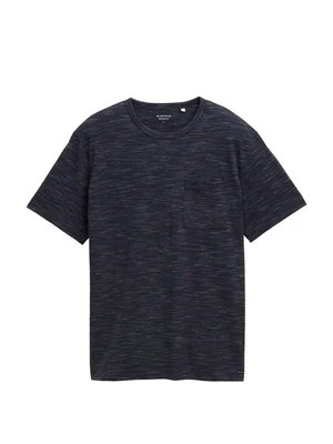 T-shirt basic Tom Tailor granatowy