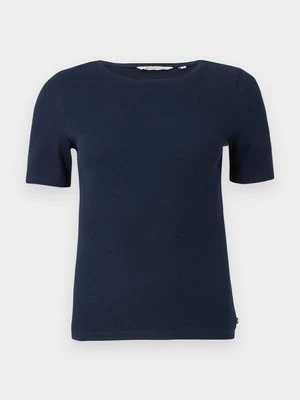 T-shirt basic Tom Tailor granatowy