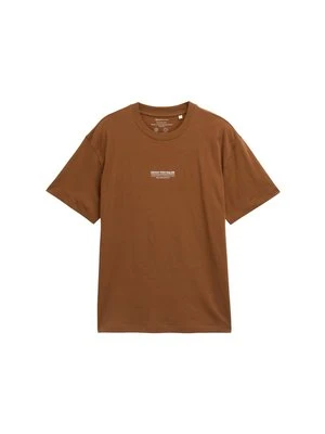 T-shirt basic Tom Tailor beżowy