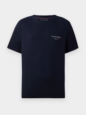T-shirt basic Tommy Hilfiger granatowy