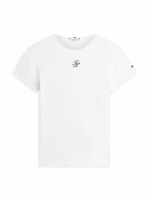 T-shirt basic Tommy Hilfiger biały