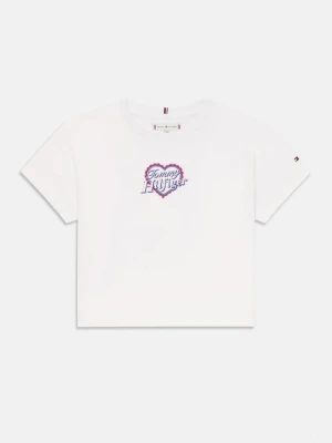 T-shirt basic Tommy Hilfiger biały