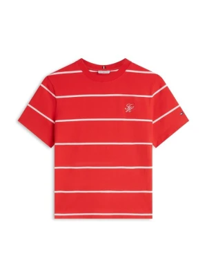T-shirt basic Tommy Hilfiger czerwony