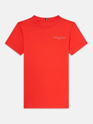 T-shirt basic Tommy Hilfiger czerwony