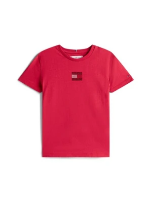 T-shirt basic Tommy Hilfiger czerwony