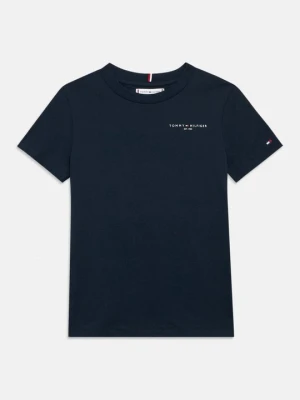 T-shirt basic Tommy Hilfiger granatowy