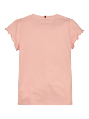 T-shirt basic Tommy Hilfiger jasnoróżowy