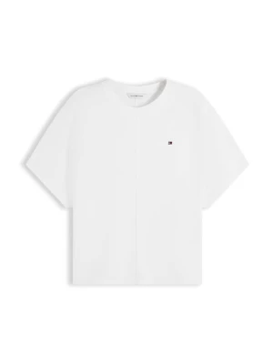 T-shirt basic Tommy Hilfiger mleczny