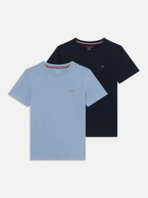 T-shirt basic Tommy Hilfiger niebieski