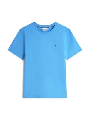 T-shirt basic Tommy Hilfiger niebieski