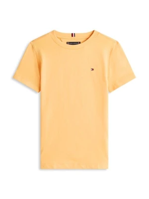 T-shirt basic Tommy Hilfiger pomarańczowy