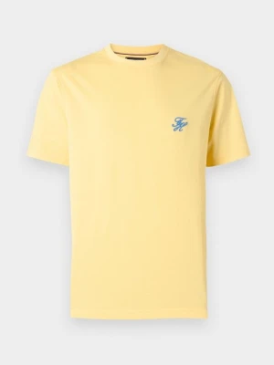 T-shirt basic Tommy Hilfiger żółty