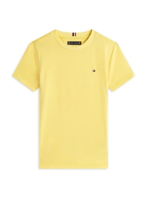 T-shirt basic Tommy Hilfiger żółty
