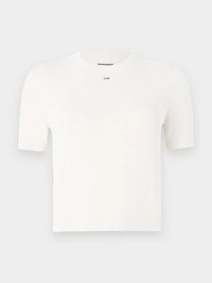 T-shirt z nadrukiem Tommy Jeans beżowy