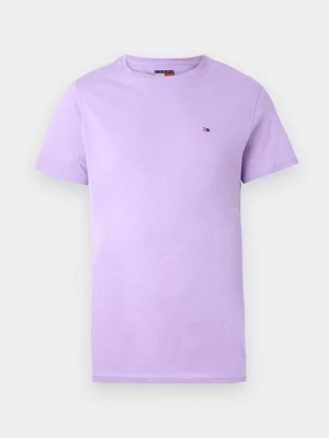T-shirt basic Tommy Jeans liliowy