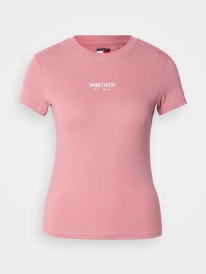 T-shirt basic Tommy Jeans różowy