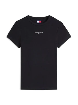 T-shirt basic Tommy Jeans czarny