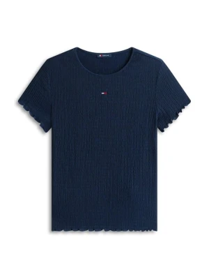 T-shirt basic Tommy Jeans granatowy
