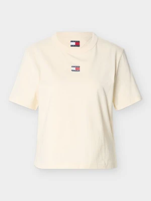 T-shirt basic Tommy Jeans jasnożółty