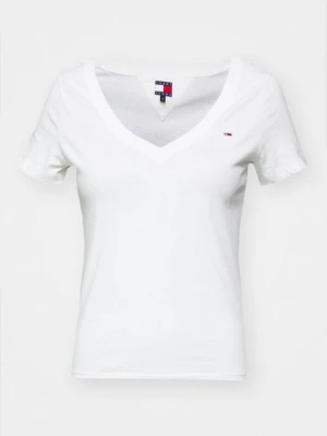 T-shirt basic Tommy Jeans mleczny