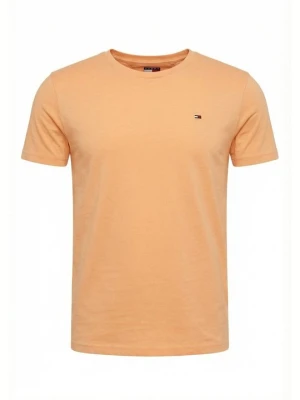 T-shirt basic Tommy Jeans pomarańczowy