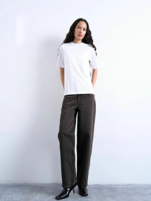 T-shirt basic Topshop biały