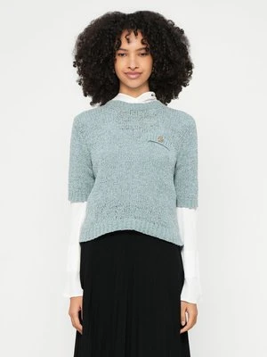 Zdjęcie produktu T-shirt basic TWINSET jasnoniebieski