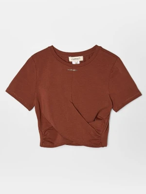 T-shirt basic TWINSET ciemnozielony
