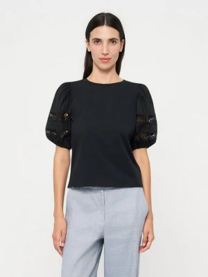 T-shirt basic TWINSET czarny