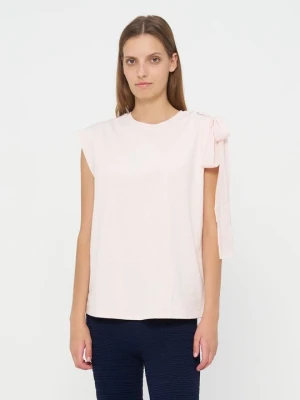 T-shirt basic TWINSET morelowy