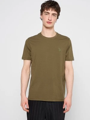 T-shirt basic U.S. POLO ASSN. oliwkowy
